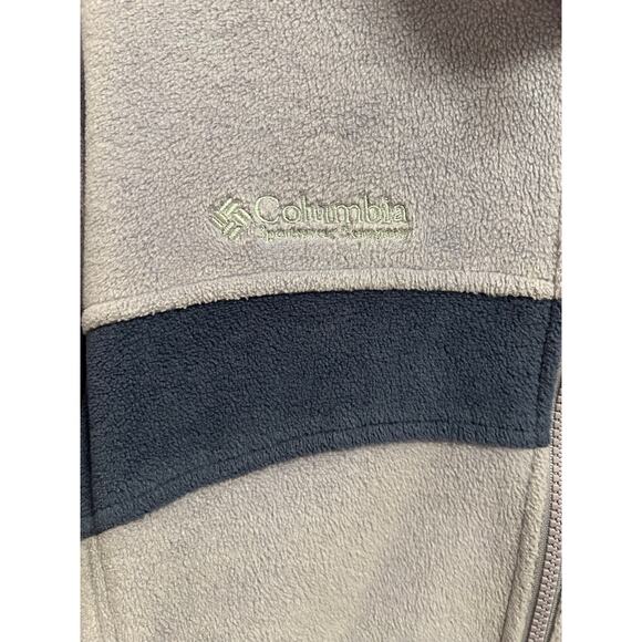 Columbia Titanium Light Purple Fleece Jacket Womens Size M - Picture 3 of 7